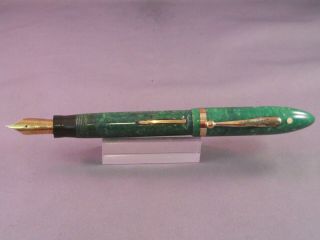 Sheaffer Vintage Balance Fountain Pen jade green - Signature Stub nib 2