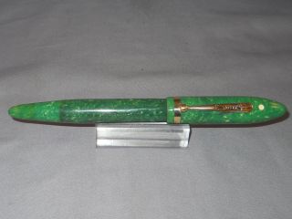Sheaffer Vintage Balance Fountain Pen jade green - Signature Stub nib 4