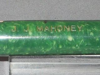 Sheaffer Vintage Balance Fountain Pen jade green - Signature Stub nib 6