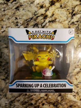 Funko A Day With Pikachu Sparking Up A Celebration Pokemon Exclusive In Hand