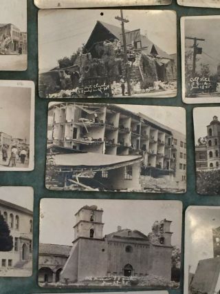 Vintage 13 RPPC Santa Barbara California Earthquake June 25,  1925 3
