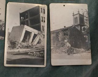 Vintage 13 RPPC Santa Barbara California Earthquake June 25,  1925 5