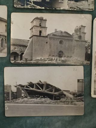 Vintage 13 RPPC Santa Barbara California Earthquake June 25,  1925 6