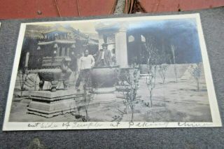 Early Photo Album with 60 Pictures of China.  Circa 1911 - 1915.  Shanghai,  Peking 2