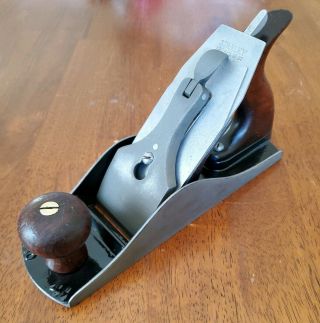 Very Rare Stanley Bailey No 4 1/2c Type 8 Corrugated Large Heavy Smoothing Plane