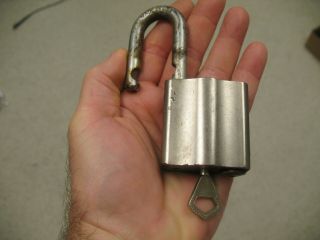 Sargent And Greenleaf Padlock/lock/high Security.  Abloy/ S&g Lock/ Advertising/