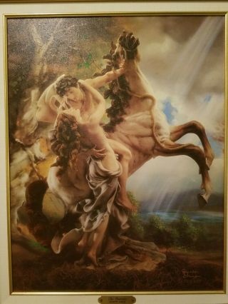 Giuseppe Armani “THE EMBRACE” Statue 1847/3000 AND Canvas Wall Art 567/675 6