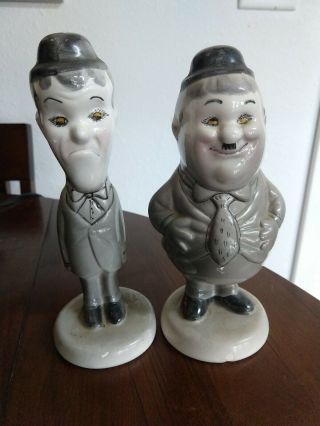 Laurel And Hardy Porclein Collectible Figures