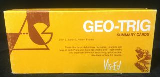 Vintage Vis - Ed Geo - Trig Summary Cards