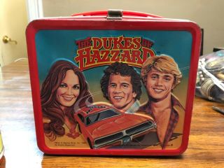 The Dukes Of Hazzard Lunch Box With Thermos 1980