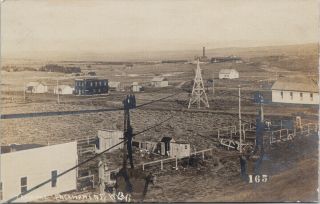 Encampment Wy Wyoming Tramway Gw Irving Real Photo Postcard E64
