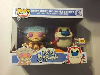 Sdcc 2017 Funko Exclusive Ren & Stimpy 2 Pk Limited Edition Of 2500