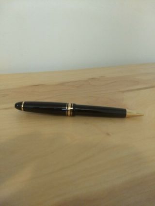 Montblanc Meisterstuck Pix Ballpoint Pen Black/gold Trim