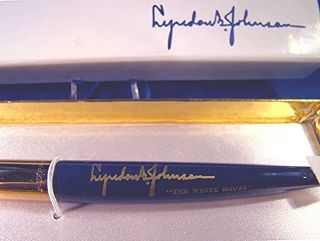 President Lyndon B Johnson 1960s Era White House Pen - Presidential Seal - 3