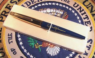 President Lyndon B Johnson 1960s Era White House Pen - Presidential Seal - 4