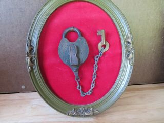 Vintage Yale Lock And Key
