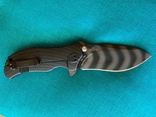 Zero Tolerance Zt Knives 0303 Tiger Stripe Strider / Onion Usa S30v Ser.  1340