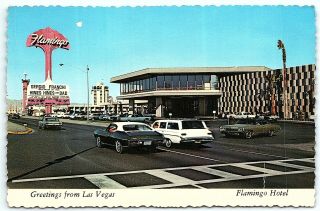 Vtg Postcard Motel Hotel Nevada Nv Las Vegas 70 