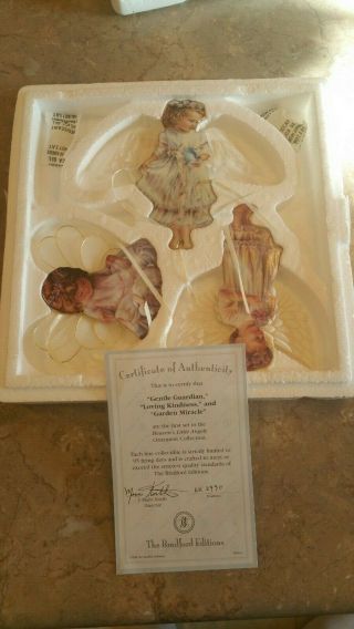 30 Bradford Editions Dona Gelsinger Heavens Little Angels Ornaments First 10 Set