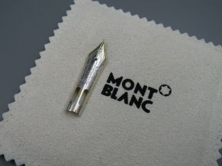 Montblanc Fountain Pen Part Meisterstuck N.  146 Nib 14kt Om With Solid Gold