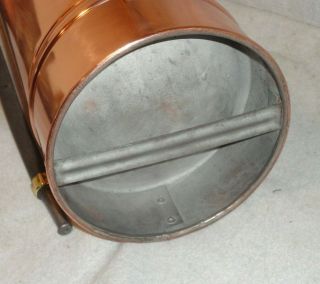 VINTAGE ANTIQUE COPPER FIRE EXTINGUISHER CHILDS AMERICAN LAFRANCE ELMIRA NY 7