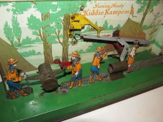 Boy Scout Action Toy,  Sunny Andy Kiddie Kampers,  3 Boy Scouts 2 Girl Scout