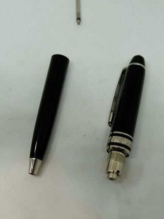 M O N T B L A N C Meisterstuck 116 Mozart Black Platinum Mini Ballpoint Pen 8