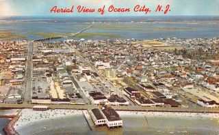 Q23 - 0258,  Aerial View,  Pilgrim Village,  Ocean City,  Nj. ,  Postcard.