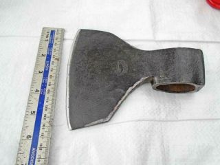 Antique French Forged E Leborgne Sword Logo Hatchet Axe Head Ax,  725g Old Tool