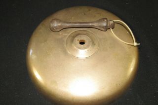 Vintage 10 " Brass Bell " Sterling " Alarm - Boxing Ring - School - Security,  Fire Blevins