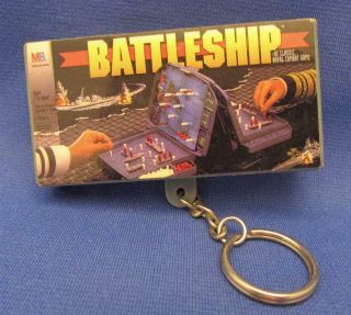 Battleship Mini Game Collectible Keychain - Basic Fun