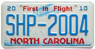 North Carolina 2010 State Highway Patrol License Plate Shp - 2004,  Police,  Trooper