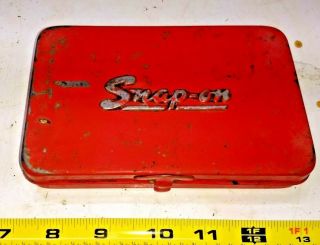 Vintage Snap On Kra - 255 Metal Case Box Socket Storage