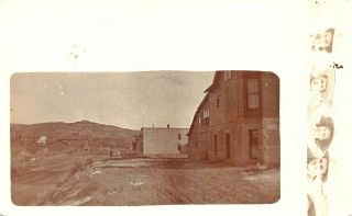 Sweetwater Wy Dirt Street Town View With Rare Us Cancel Rppc