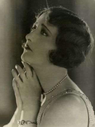 Lois Wilson Vintage 1920s Large Format Emotional Silent Film Flapper Photograph 2