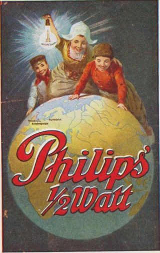 T) Advertising Postcard Philips Uncirculated E