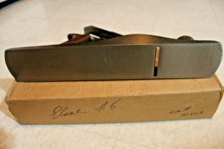 Vintage STANLEY BAILEY No.  5 JACK PLANE,  14 Inch Nr 12 - 005 w Box 3