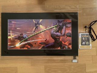 2019 Sdcc Blizzard Blade And Barrage Fine Art Print Arnold Tsang Es 250 (in Hand