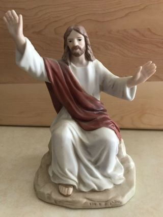 Home Interior Jesus “sermon On The Mount” Figurine; 1420; 1996
