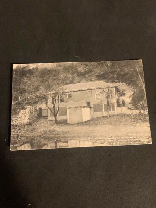 Vintage Postcard Bromide Pavilion & Springs Platt National Park Sulphur Oklahoma