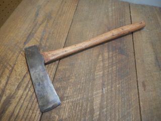 L4643 - Antique Mortising - Post Axe Stamped " Blue " Antique Hand Forged 2 Lbs 12 Oz