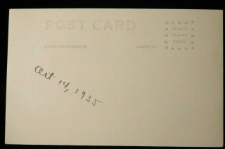 Vntg RPPC Real Photo Postcard Onaway Michigan by bill Gregg Black & White 1935 3