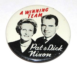 1968 Richard Nixon Campaign Pin Pinback Button Political Presidential Election