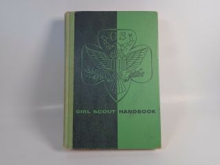Vintage 1954 Girl Scout Handbook - Hardback - Camping Hiking Survival