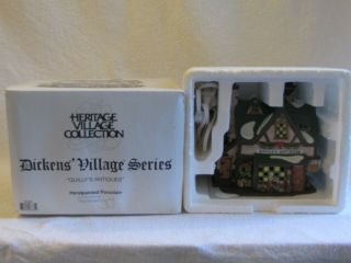 Dept 56 Dickens Village Quilly’s Antiques 58348