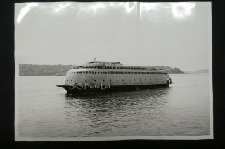 1 x B&W Photograph Washington State/Puget Sound Nav.  Co.  Ferry MV Kalakala 1940 2