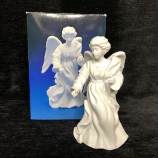 Avon Nativity Collectibles The Standing Angel White Porcelain Bisque Figurine