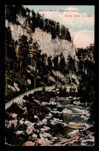 Dr Who 1911 Fielder Sd Black Hills Maurice Rocks Postcard C102883