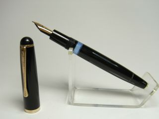 Rare Montblanc 264 Pistonfiller Fountain Pen 14ct Flexy Ob Nib