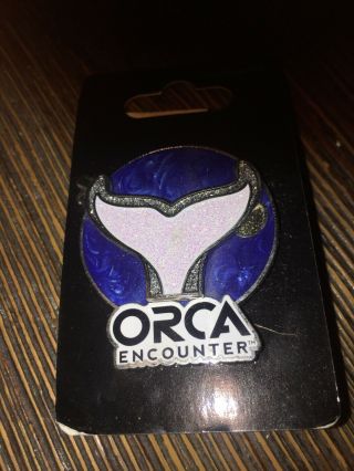 Seaworld Orca Pin - On Card